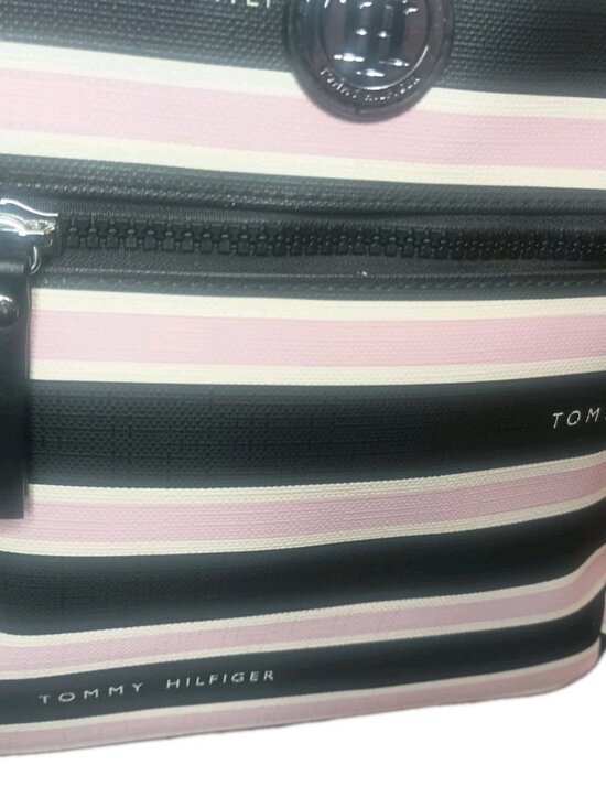 Tommy Hilfiger Pink & Black Mini Backpack Adjustable Straps New main image 4